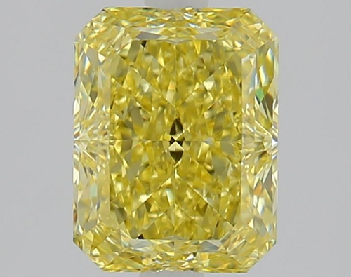 1.53 carat Fancy Intense Yellow-VVS1 Natūralus Radiant Deimantas (1)