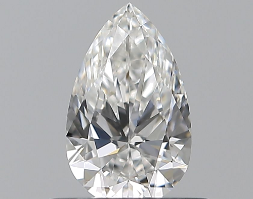 0.5 carat E-VVS2 Natūralus Pear Deimantas (1)