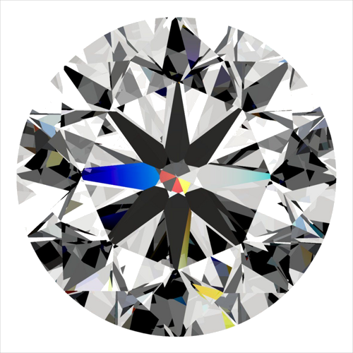 0.4 carat G-VS2 GD cut Natūralus Round Deimantas (1)