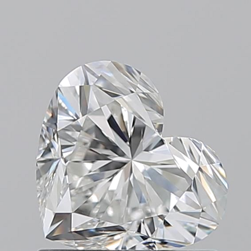 1.01 carat G-VVS2 Natūralus Heart Deimantas (1)