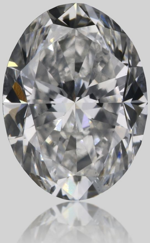 0.46 carat E-SI1 Natūralus Oval Deimantas (1)