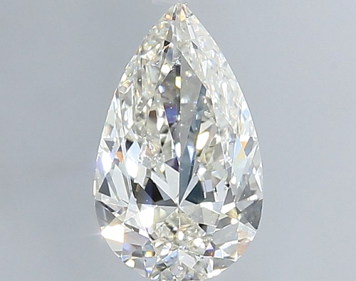 0.9 carat K-SI1 Natūralus Pear Deimantas (1)