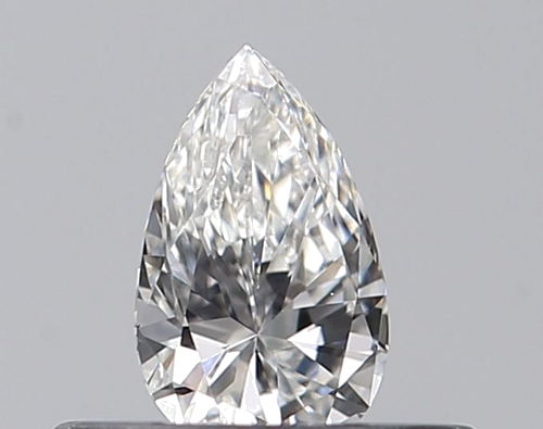 0.24 carat F-VVS2 Natūralus Pear Deimantas (1)