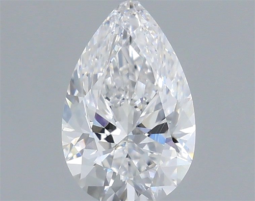 0.5 carat E-VS2 Natūralus Pear Deimantas (1)