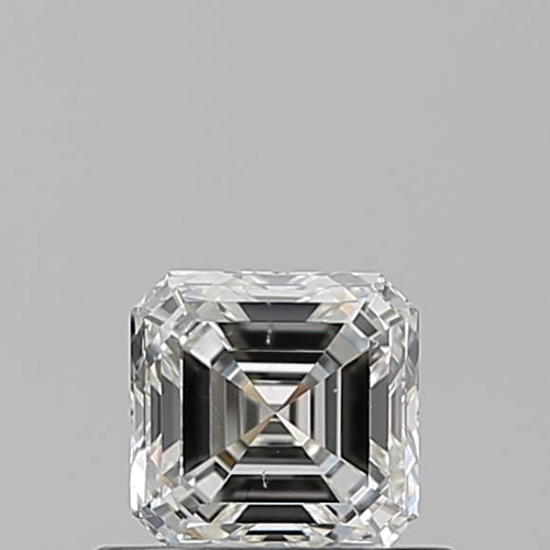 0.55 carat I-SI1 Natūralus Asscher Deimantas (1)