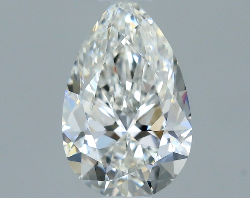 0.52 carat G-VVS2 Natūralus Pear Deimantas (1)