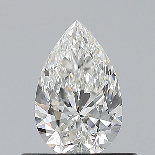 0.52 carat F-VS2 Natūralus Pear Deimantas (1)