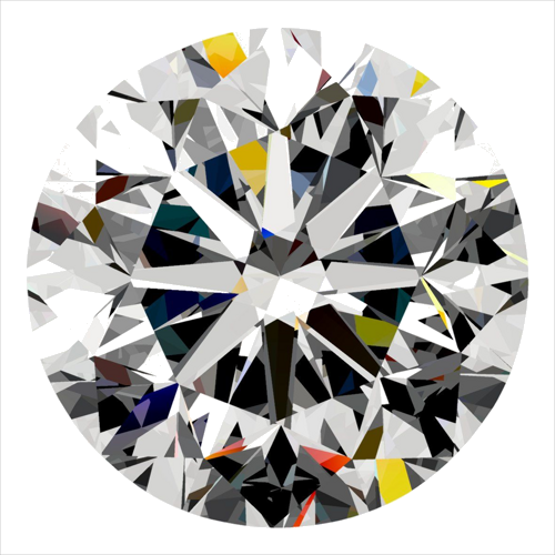 0.3 carat E-SI1 GD cut Natūralus Round Deimantas (1)