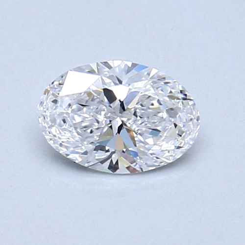 0.5 carat D-VS2 Natūralus Oval Deimantas (1)