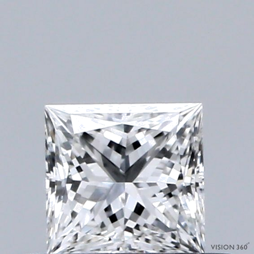 0.41 carat G-VVS1 Natūralus Princess Deimantas (1)