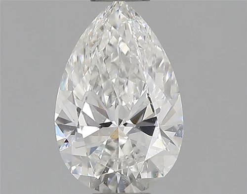 0.45 carat H-SI1 Natūralus Pear Deimantas (1)