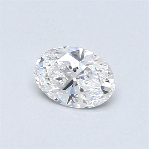 0.35 carat D-VVS2 Natūralus Oval Deimantas (1)