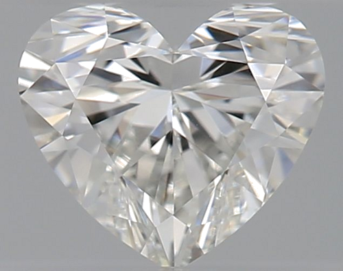 0.4 carat G-VVS2 Natūralus Heart Deimantas (1)
