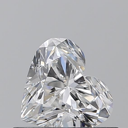 0.53 carat E-IF Natūralus Heart Deimantas (1)