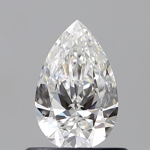 0.6 carat E-VS2 Natūralus Pear Deimantas (1)