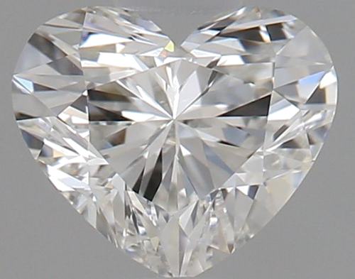 0.5 carat F-VS2 Natūralus Heart Deimantas (1)