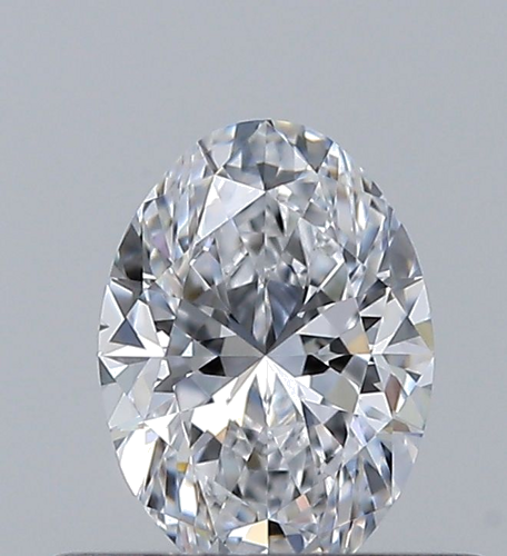 0.41 carat D-VVS2 Natūralus Oval Deimantas (1)