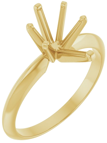 Sužadėtuvių Žiedas „Lightweight Solitaire“ 14k yellow gold Pear 10.5mm x 6.5mm (1)