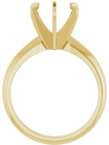 Sužadėtuvių Žiedas „Heavyweight Solitaire“ 14k yellow gold Round 8mm (2)