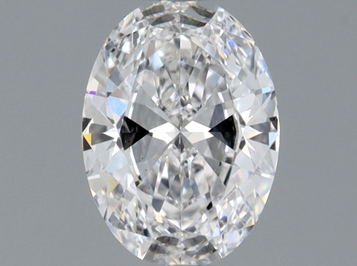 0.5 carat D-VS2 Natūralus Oval Deimantas (1)