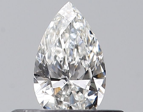 0.26 carat F-VS1 Natūralus Pear Deimantas (1)