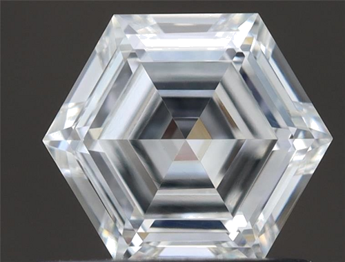 0.54 carat F-VS2 Natūralus Hexagonal Deimantas (1)