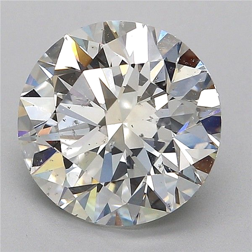 4.58 carat H-SI2 Excellent cut Natūralus Round Deimantas (1)