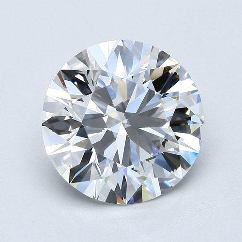 4.01 carat F-VVS2 Very Good cut Natūralus Round Deimantas (1)