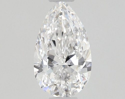 0.5 carat D-VS2 Natūralus Pear Deimantas (1)