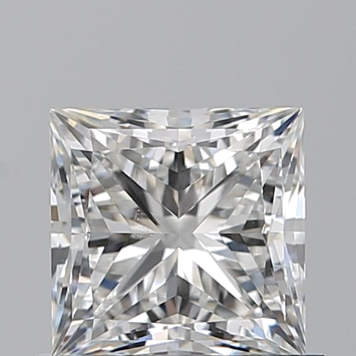 0.9 carat F-SI1 Natūralus Princess Deimantas (1)