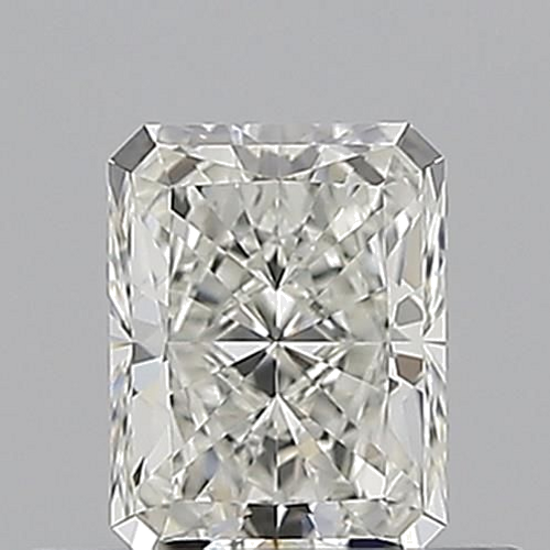 0.51 carat I-VVS2 Natūralus Radiant Deimantas (1)