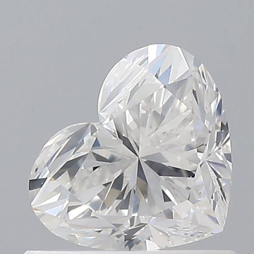 0.7 carat F-SI1 Natūralus Heart Deimantas (1)