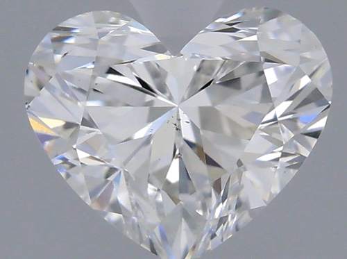 0.46 carat F-SI1 Natūralus Heart Deimantas (1)