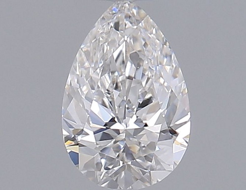 0.3 carat F-VVS2 Natūralus Pear Deimantas (1)