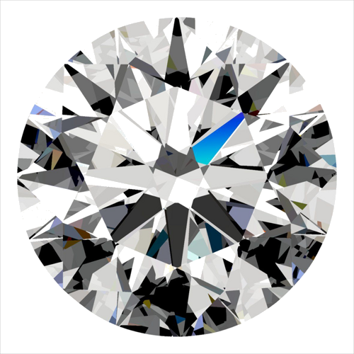 0.32 carat D-VVS2 Excellent cut Natūralus Round Deimantas (1)