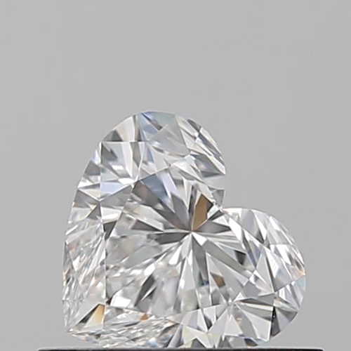 0.5 carat E-VVS1 Natūralus Heart Deimantas (1)