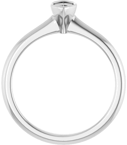 Sužadėtuvių Žiedas „Bezel-Set Solitaire“ 14k white gold Marquise 7mm x 3.5mm (2)