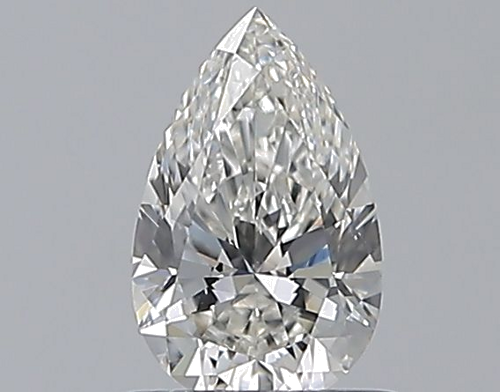 0.59 carat G-VS2 Natūralus Pear Deimantas (1)