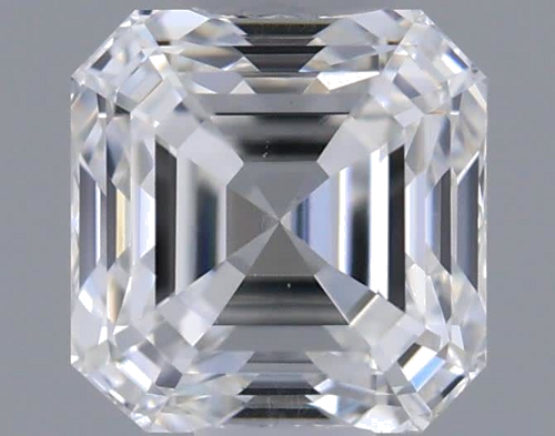 0.5 carat E-VS1 Natūralus Asscher Deimantas (1)