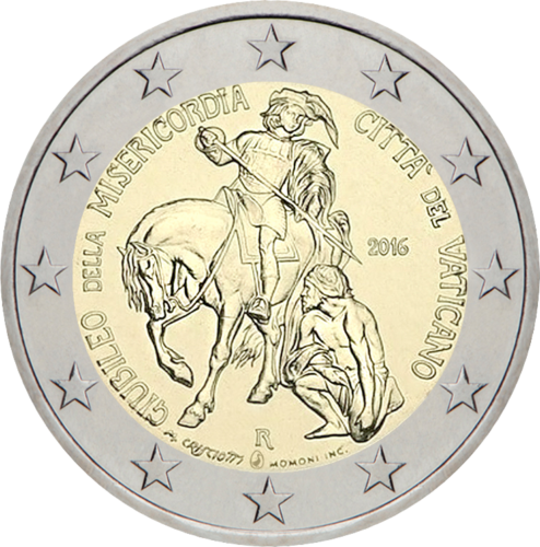 2016 Vatican Misericordia 2 euro coin (1)
