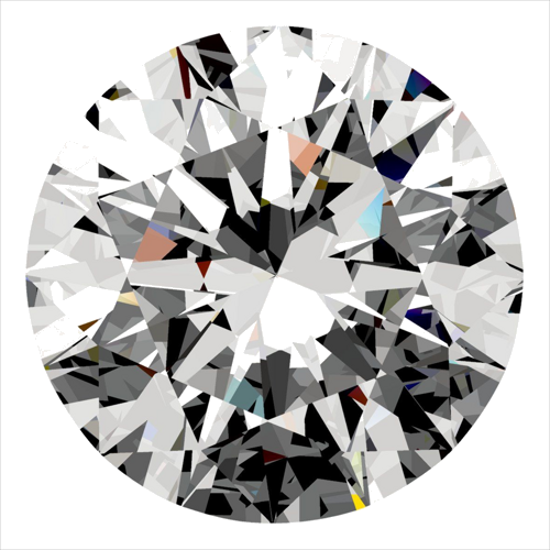 0.3 carat F-VS1 Excellent cut Natūralus Round Deimantas (1)
