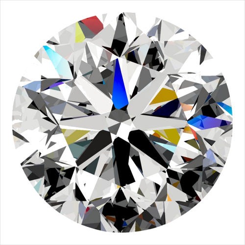 0.3 carat F-VS1 GD cut Natūralus Round Deimantas (1)