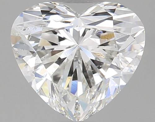 0.9 carat H-SI2 Natūralus Heart Deimantas (1)