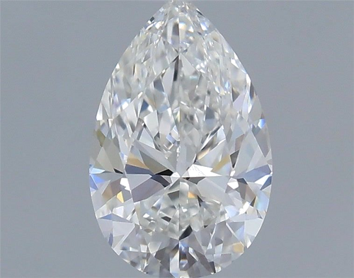 0.37 carat F-VS1 Natūralus Pear Deimantas (1)