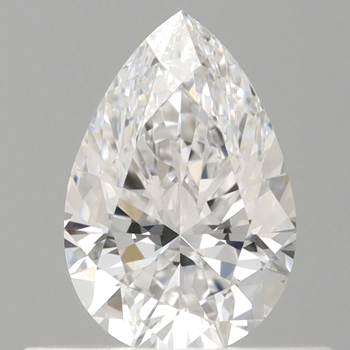 0.5 carat D-VS2 Natūralus Pear Deimantas (1)