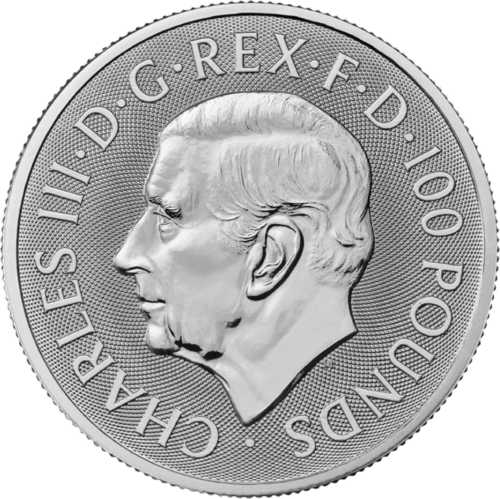 2024 Великобритания Королевские звери Тюдоров: Дракон 1 oz платиновая монета (3)