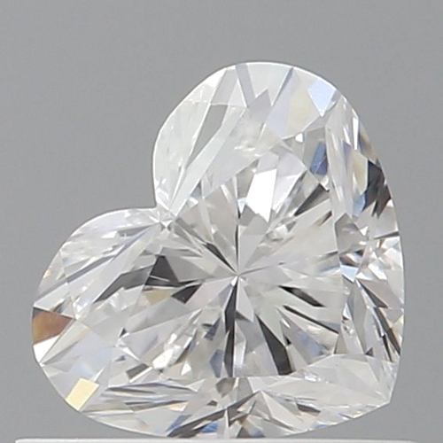 0.65 carat F-VS2 Natūralus Heart Deimantas (1)