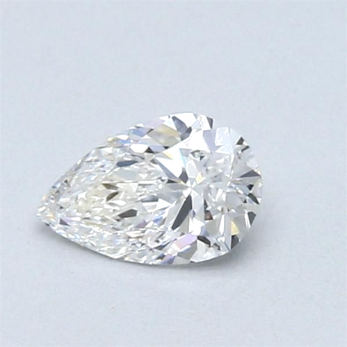 0.42 carat E-VVS1 Natūralus Pear Deimantas (1)