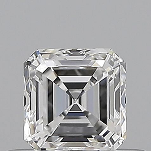 0.51 carat E-VVS2 Natūralus Asscher Deimantas (1)