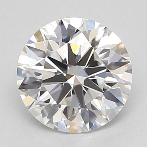 0.52 carat F-VVS1 Excellent cut Natūralus Round Deimantas (1)